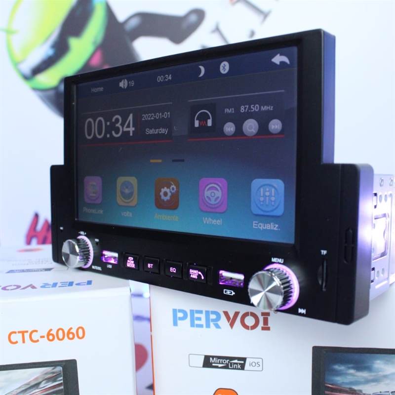 Foto 5Autoradio Stereo 1 DIN 7 Pollici Touch