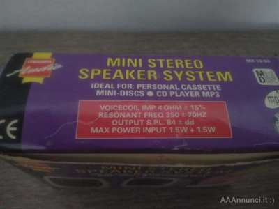 Foto 6 Mini casse stereo Maxim Audio bianche