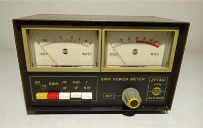 ZETAGI Mod. 500 Rosmetro/Wattmetro