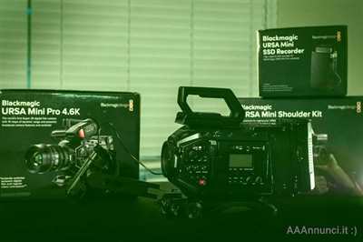 Blackmagic Design Ursa Mini Pro + v-mount battery