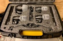 7 microfoni Shure per batteria