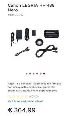 Canon Legria HFR88 + tripod + lente grandangolare - Foto 2