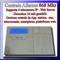 Centrale allarme wireless filare