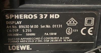 Televisore origina Loewe, modello Spheros, ottimo stato - Anteprima 3