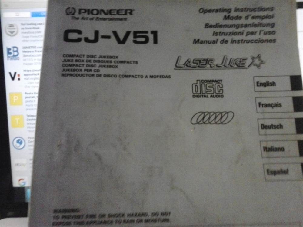 Foto 2 JUKE BOX PIONEER CD CON TELECOMANDO