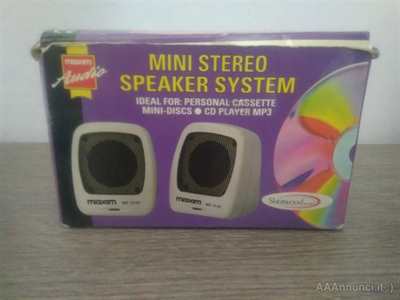 Foto 5 Mini casse stereo Maxim Audio bianche