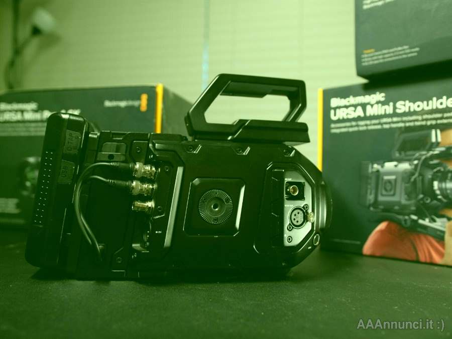 Foto 4 Blackmagic Design Ursa Mini Pro + v-mount battery, in ottime condizioni