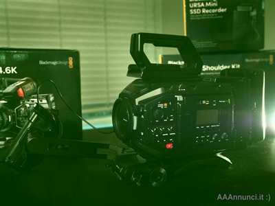 Foto 2 Blackmagic Design Ursa Mini Pro + v-mount battery, in ottime condizioni