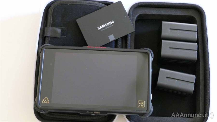 Atomos Nija Inferno, monitor registratore 7 in 4K, come nuovo