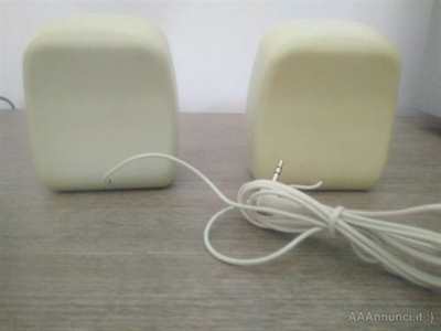 Foto 3 Mini casse stereo Maxim Audio bianche