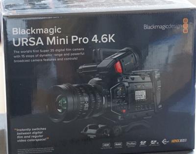 Blackmagic Ursa Mini Pro 4.6k-1500euro