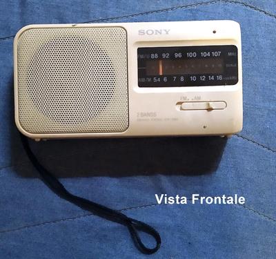Radio AM/FM marca Sony risalente agli anni 80