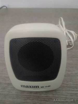 Foto 4 Mini casse stereo Maxim Audio bianche