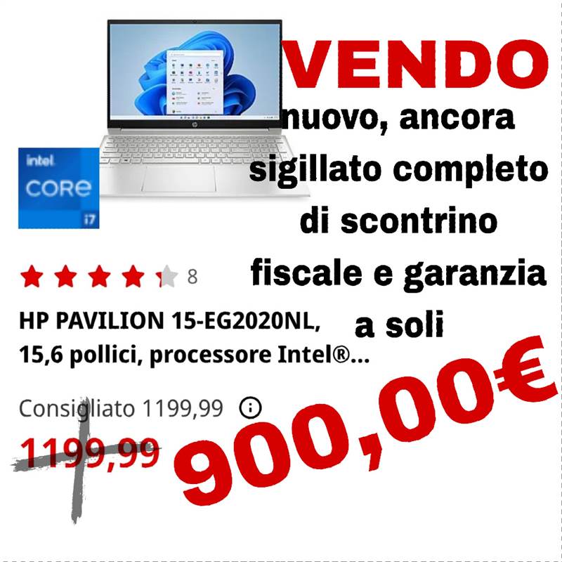 Notebook HP Pavillion 15-EG2020NL